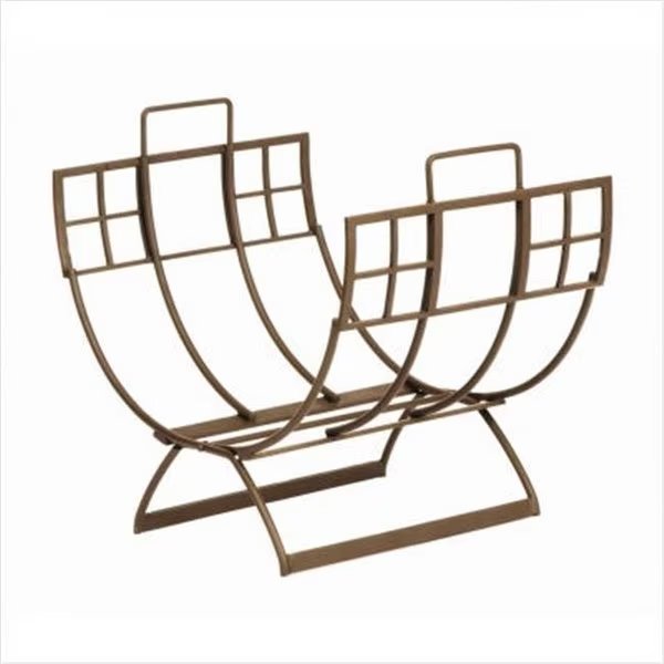 Arts and Craft Log Holder - Roman Bronze, Back2Basics, Mfr#: BA377661